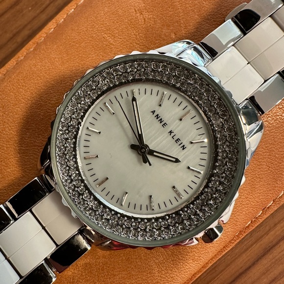 Anne Klein Women’s AK/1627 Ceramic Bracelet Watch - Picture 3 of 3